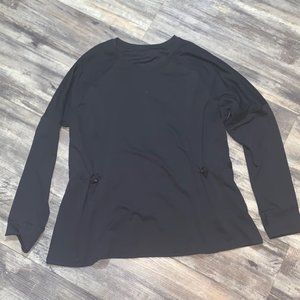 Fabletics Peplum Mesh Long Sleeve Top 2x